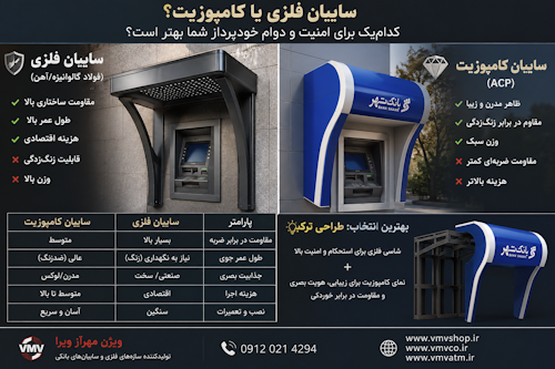 سایبان فلزی یا کامپوزیت؟